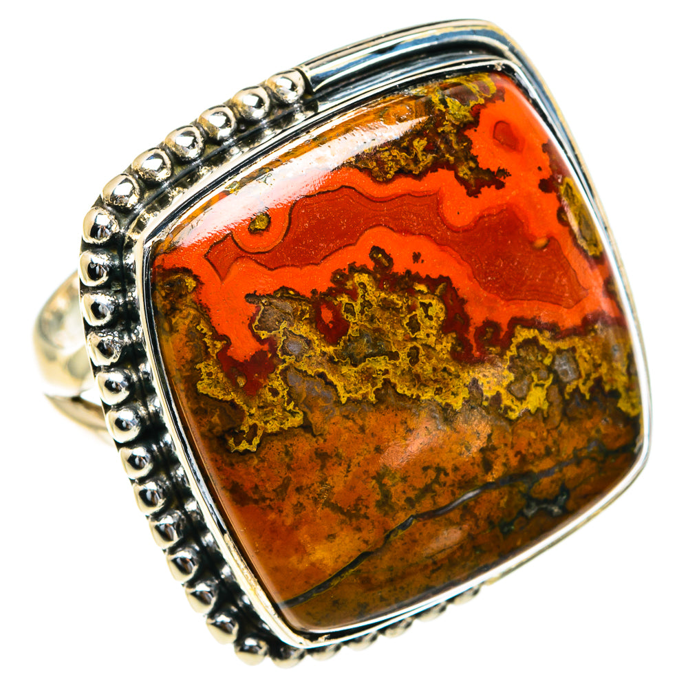Moroccan Agate Rings handcrafted by Anasilvercos - RING82336