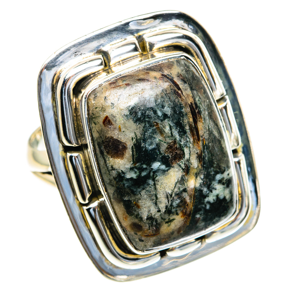 Astrophyllite Rings handcrafted by Anasilvercos - RING82337