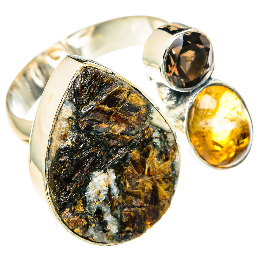 Astrophyllite Rings handcrafted by Anasilvercos - RING82364