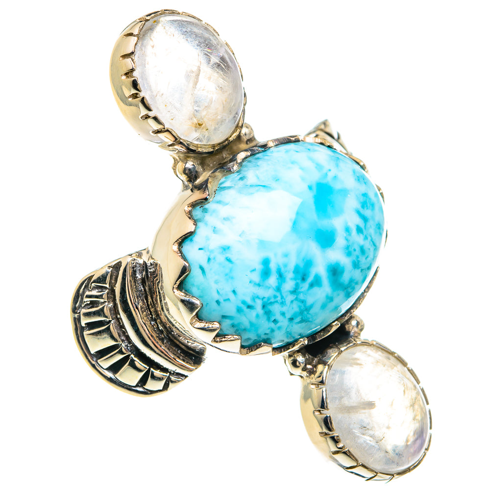 Larimar Rings handcrafted by Anasilvercos - RING82370