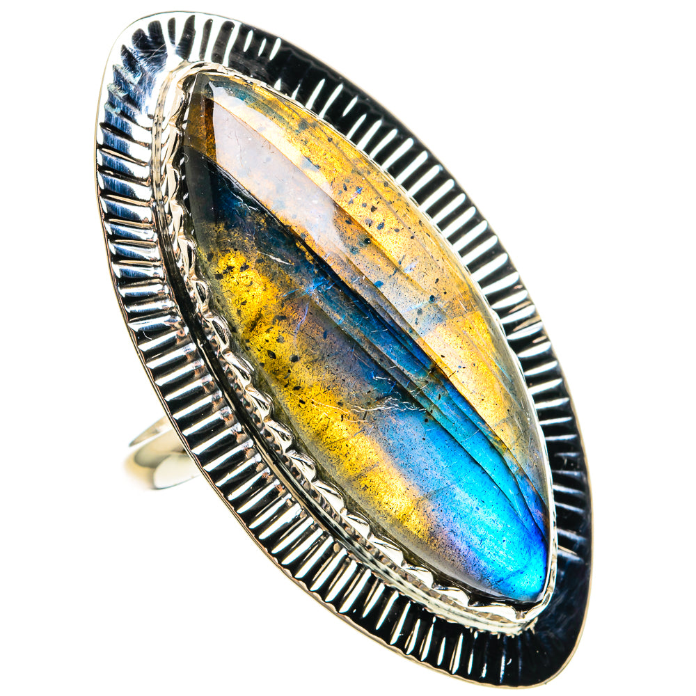 Labradorite Rings handcrafted by Anasilvercos - RING82371