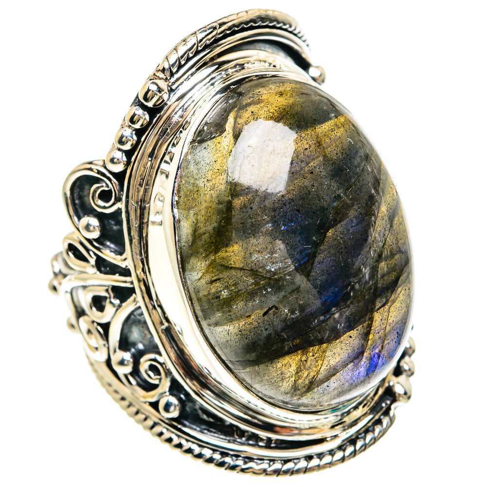 Labradorite Rings handcrafted by Anasilvercos - RING82372