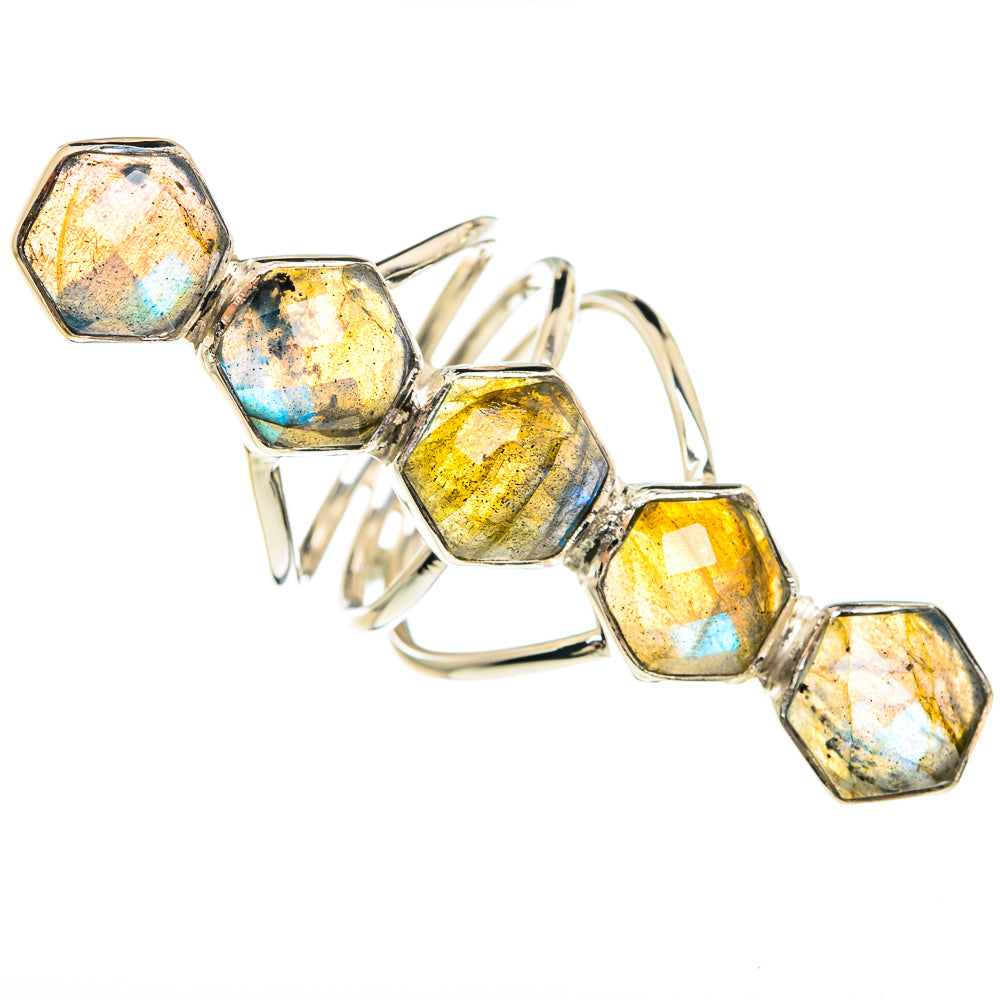Labradorite Rings handcrafted by Anasilvercos - RING82373