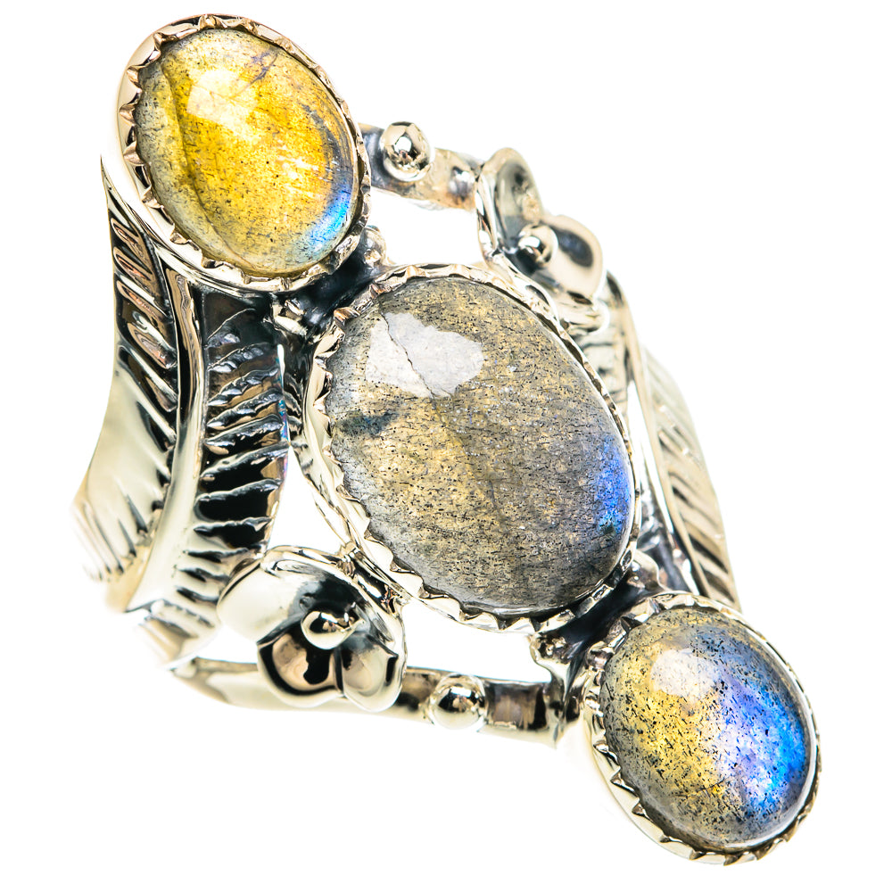 Labradorite Rings handcrafted by Anasilvercos - RING82375