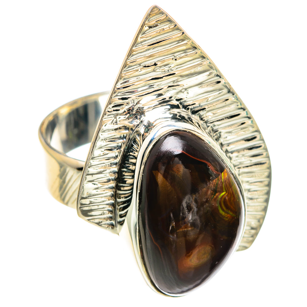 Mexican Fire Agate Rings handcrafted by Anasilvercos - RING82380