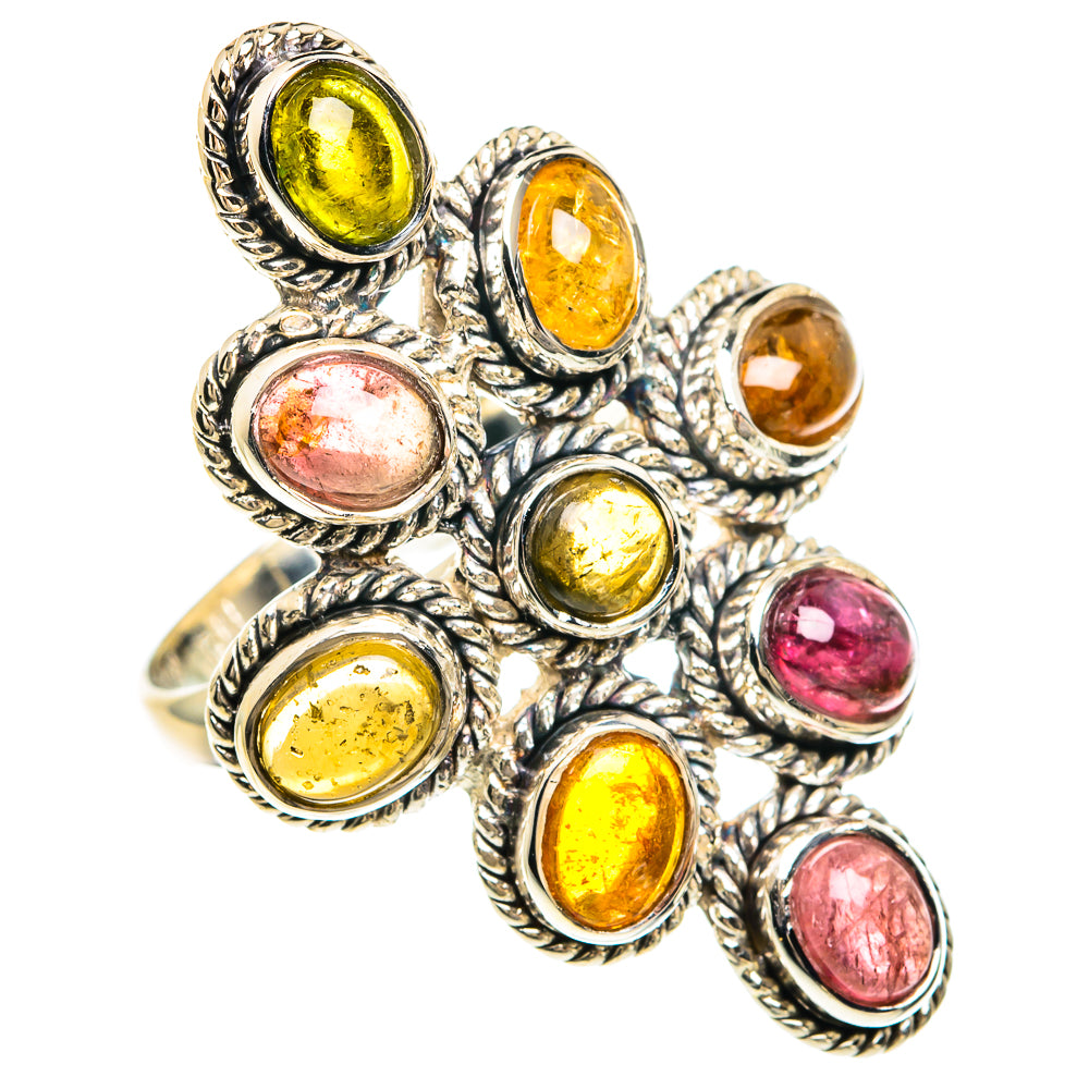 Pink Tourmaline Rings handcrafted by Anasilvercos - RING82388