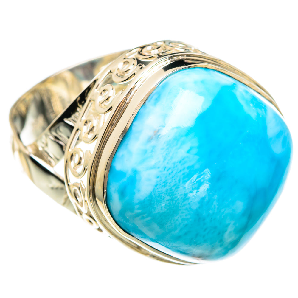 Larimar Rings handcrafted by Anasilvercos - RING82389