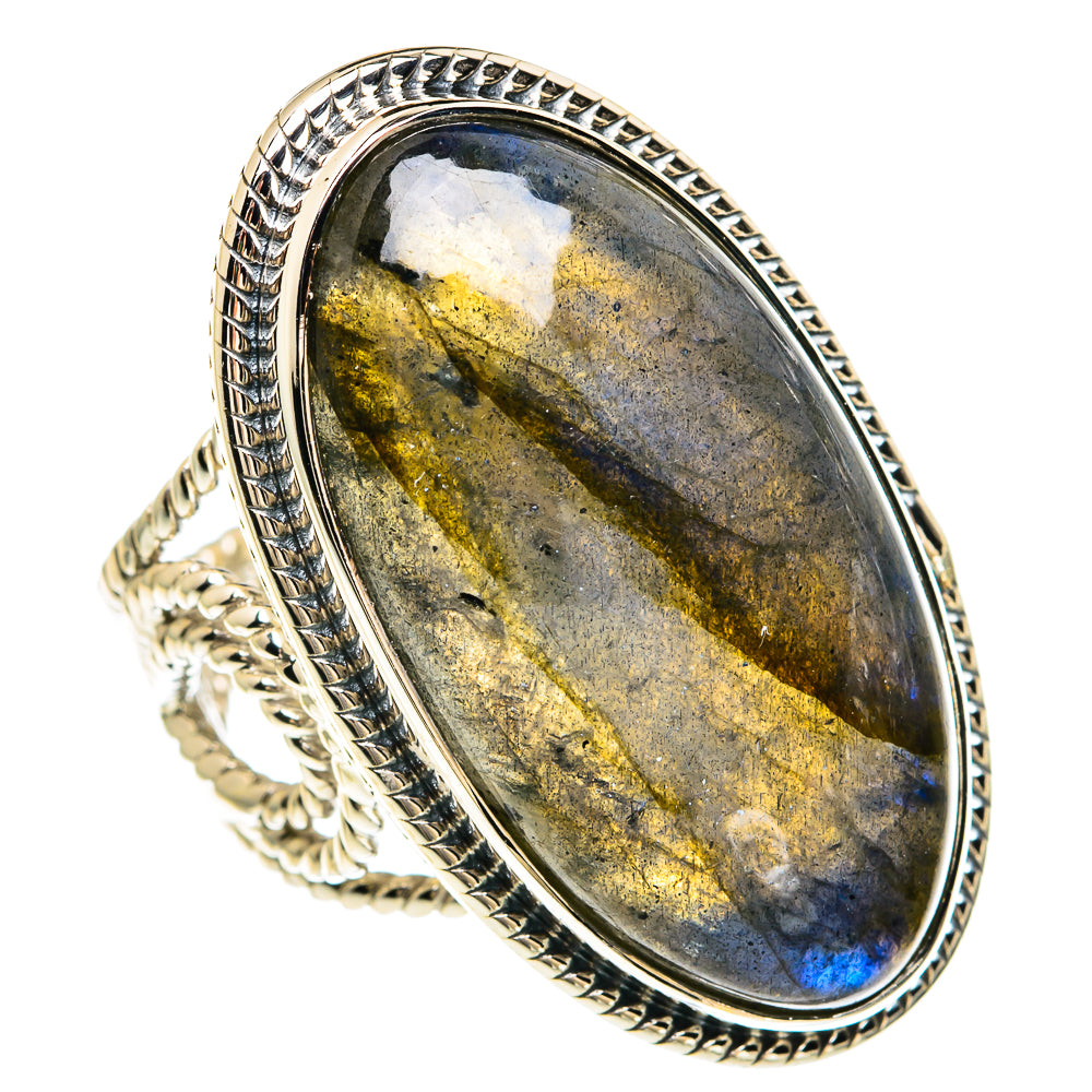 Labradorite Rings handcrafted by Anasilvercos - RING82396