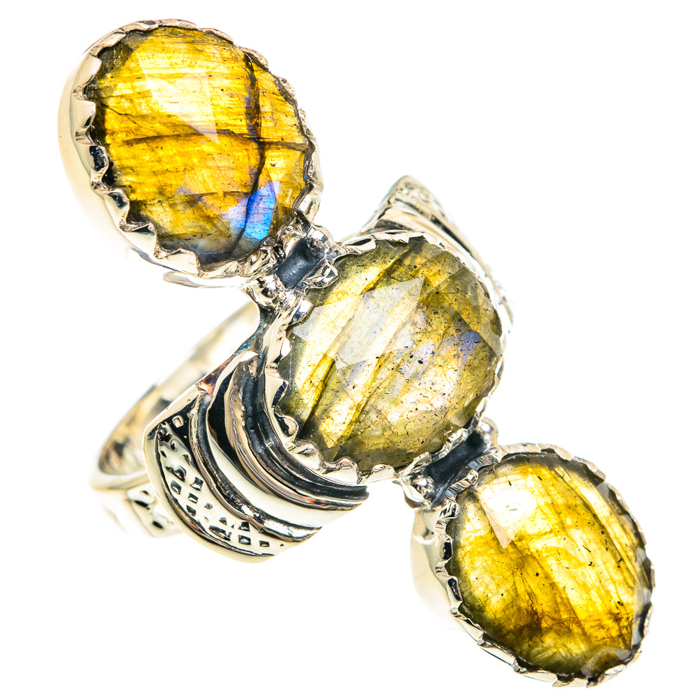 Labradorite Rings handcrafted by Anasilvercos - RING82400