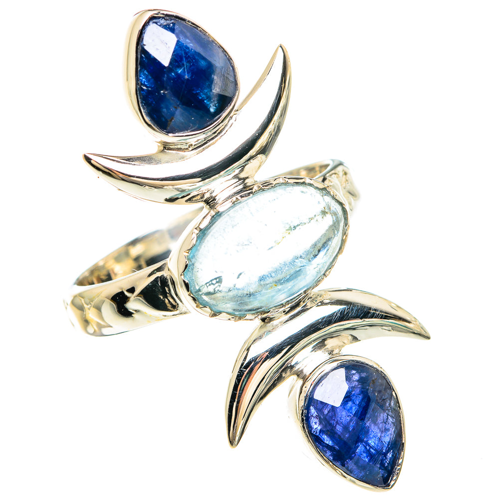 Aquamarine Rings handcrafted by Anasilvercos - RING82401