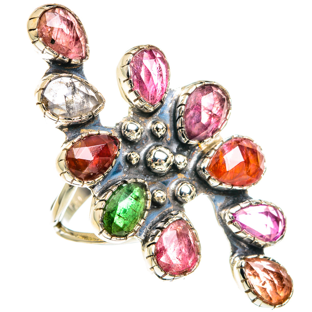 Pink Tourmaline Rings handcrafted by Anasilvercos - RING82407