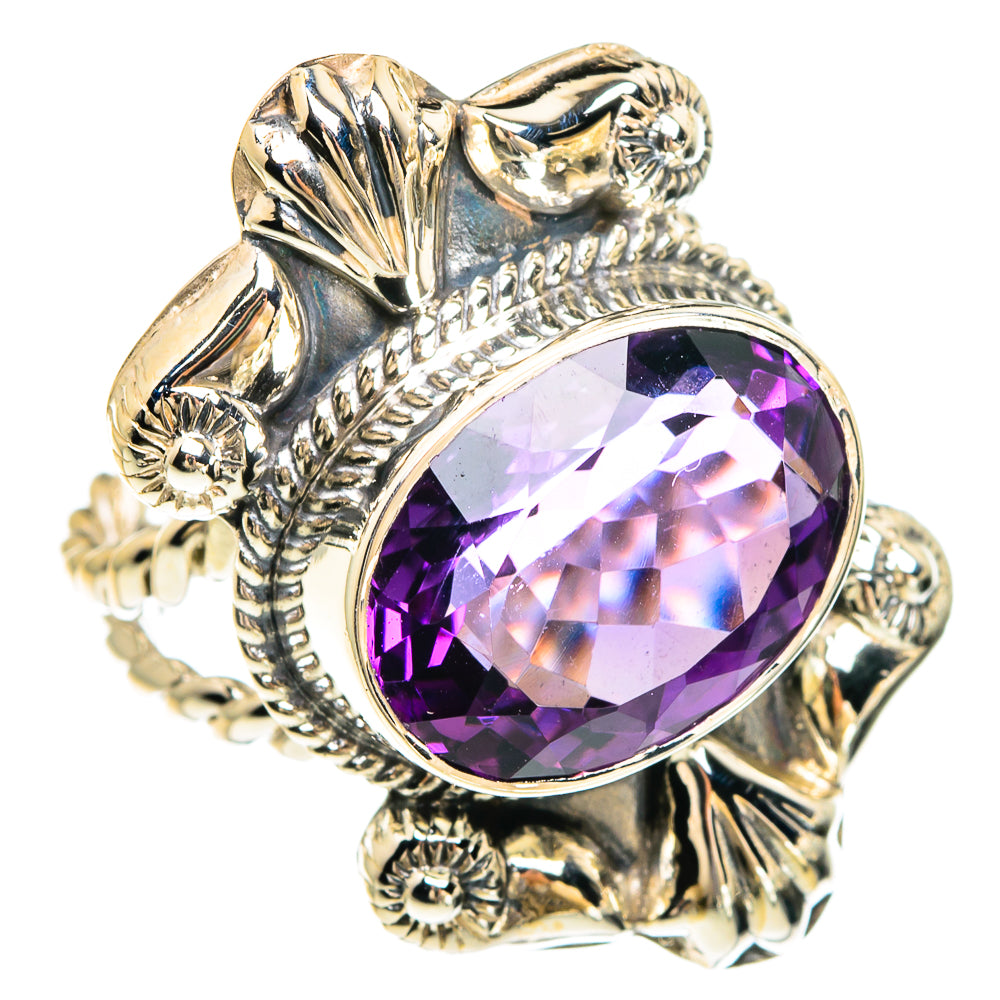 Amethyst Rings handcrafted by Anasilvercos - RING82446