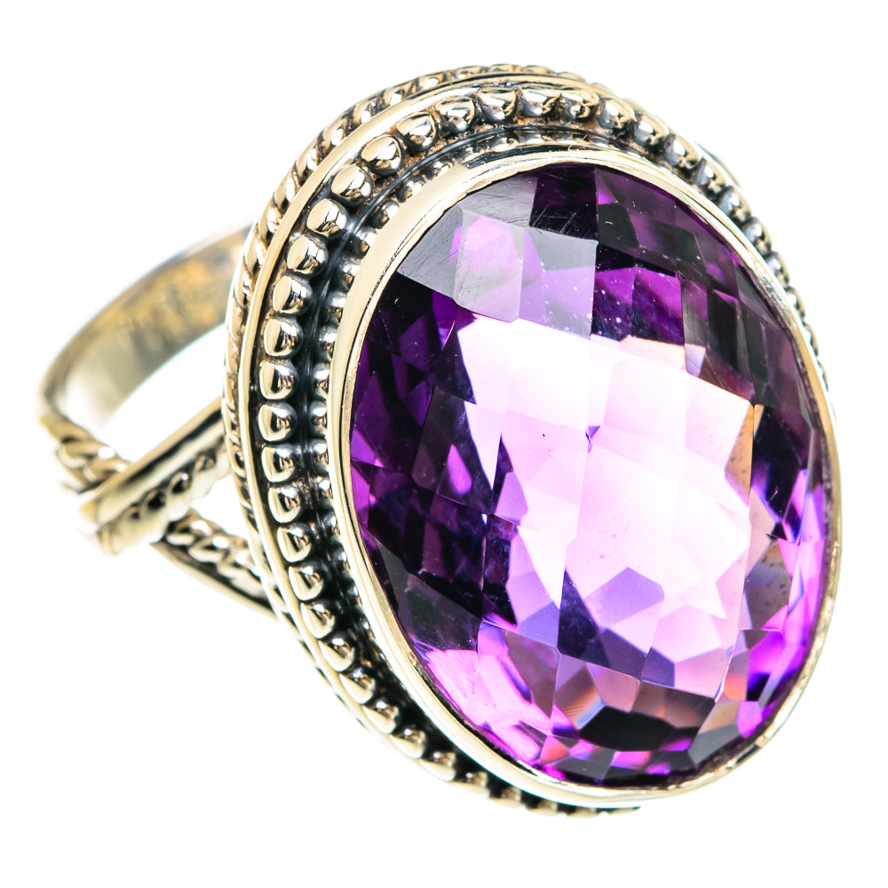 Amethyst Rings handcrafted by Anasilvercos - RING82447