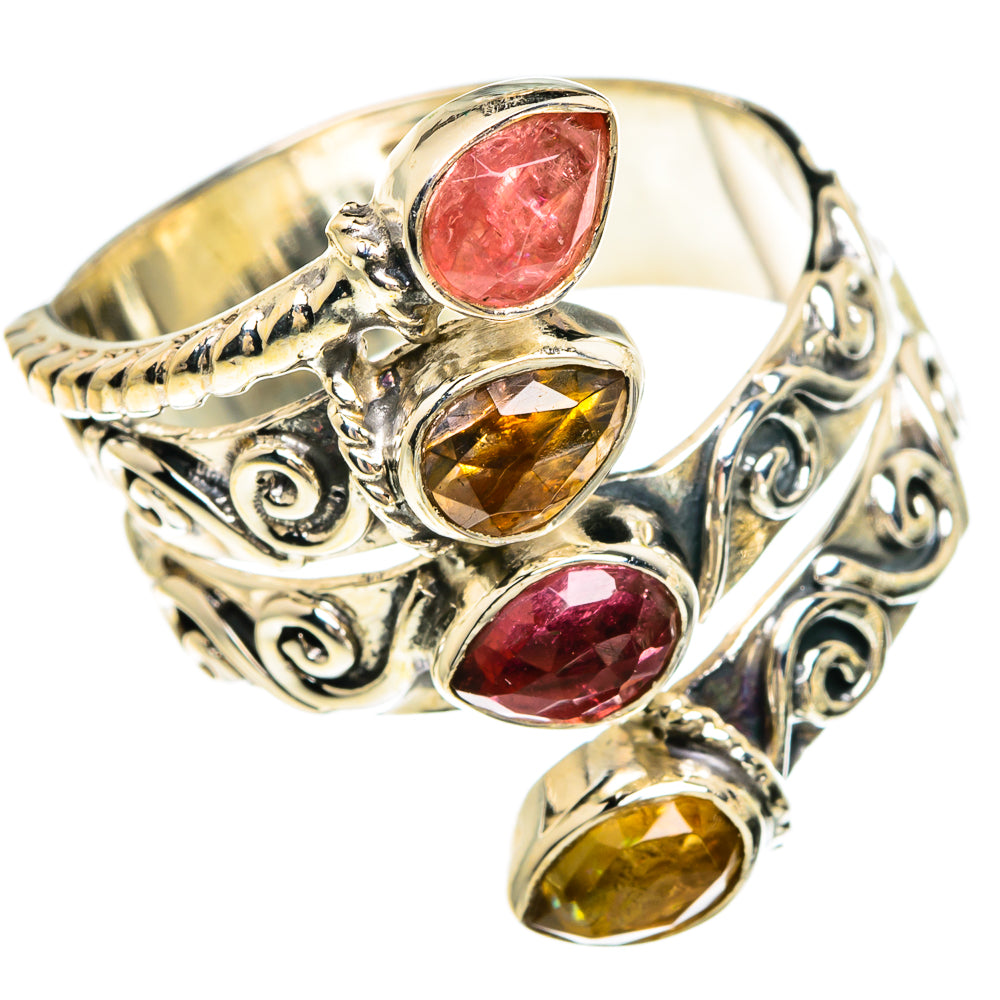 Pink Tourmaline Rings handcrafted by Anasilvercos - RING82453
