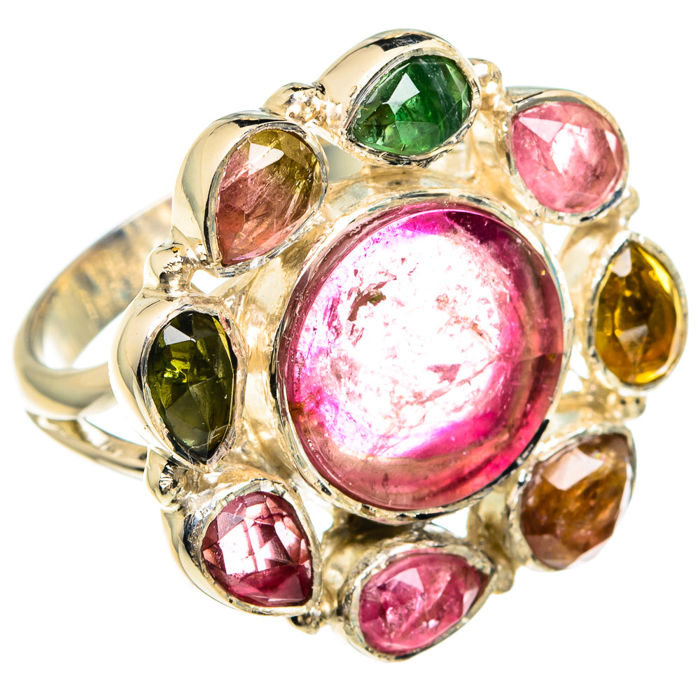 Pink Tourmaline Rings handcrafted by Anasilvercos - RING82454