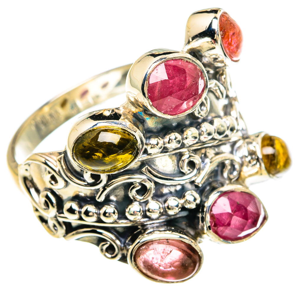 Pink Tourmaline Rings handcrafted by Anasilvercos - RING82455