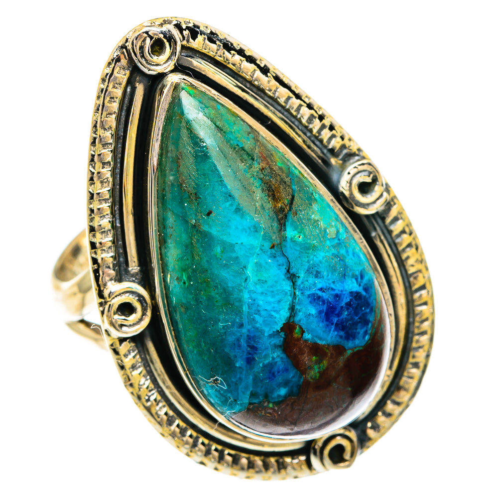 Chrysocolla Rings handcrafted by Anasilvercos - RING82461