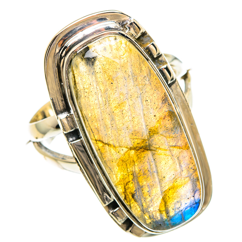 Labradorite Rings handcrafted by Anasilvercos - RING82463