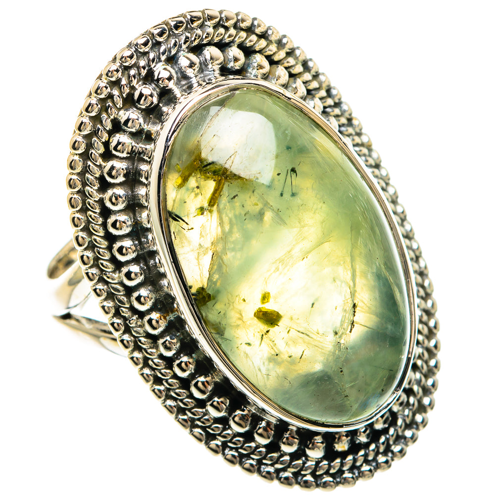 Prehnite Rings handcrafted by Anasilvercos - RING82468