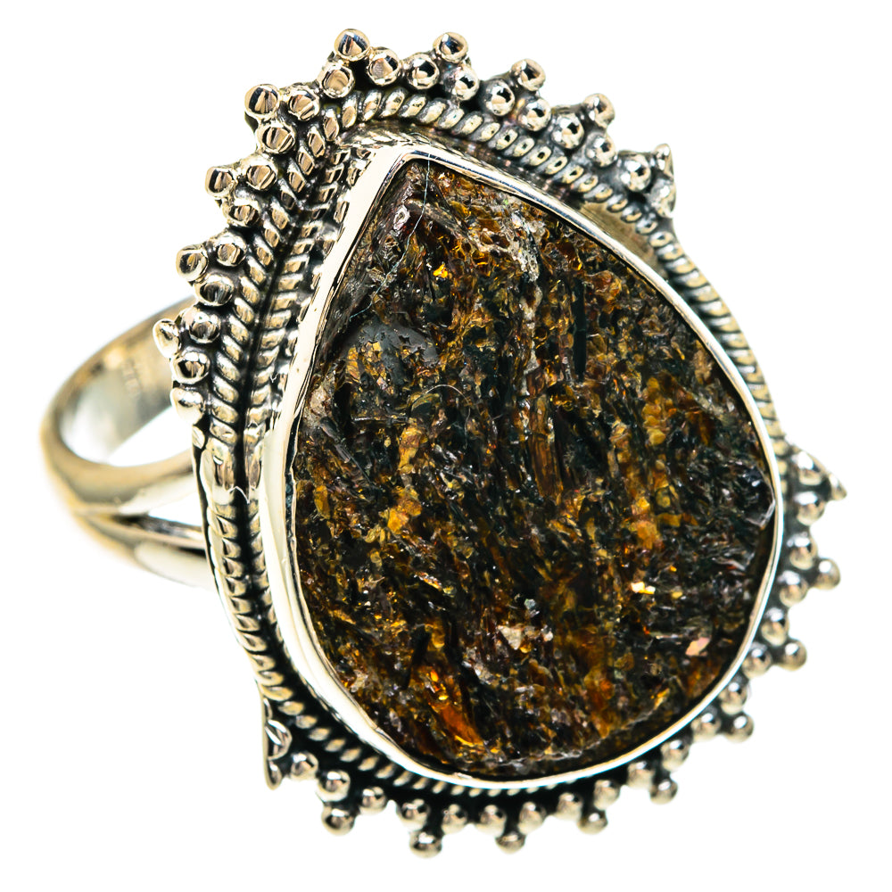 Astrophyllite Rings handcrafted by Anasilvercos - RING82471