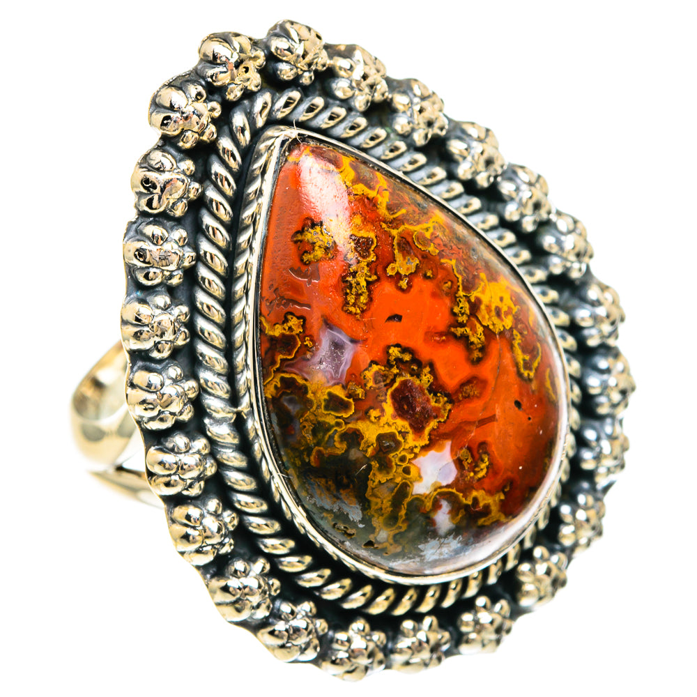 Moroccan Agate Rings handcrafted by Anasilvercos - RING82474