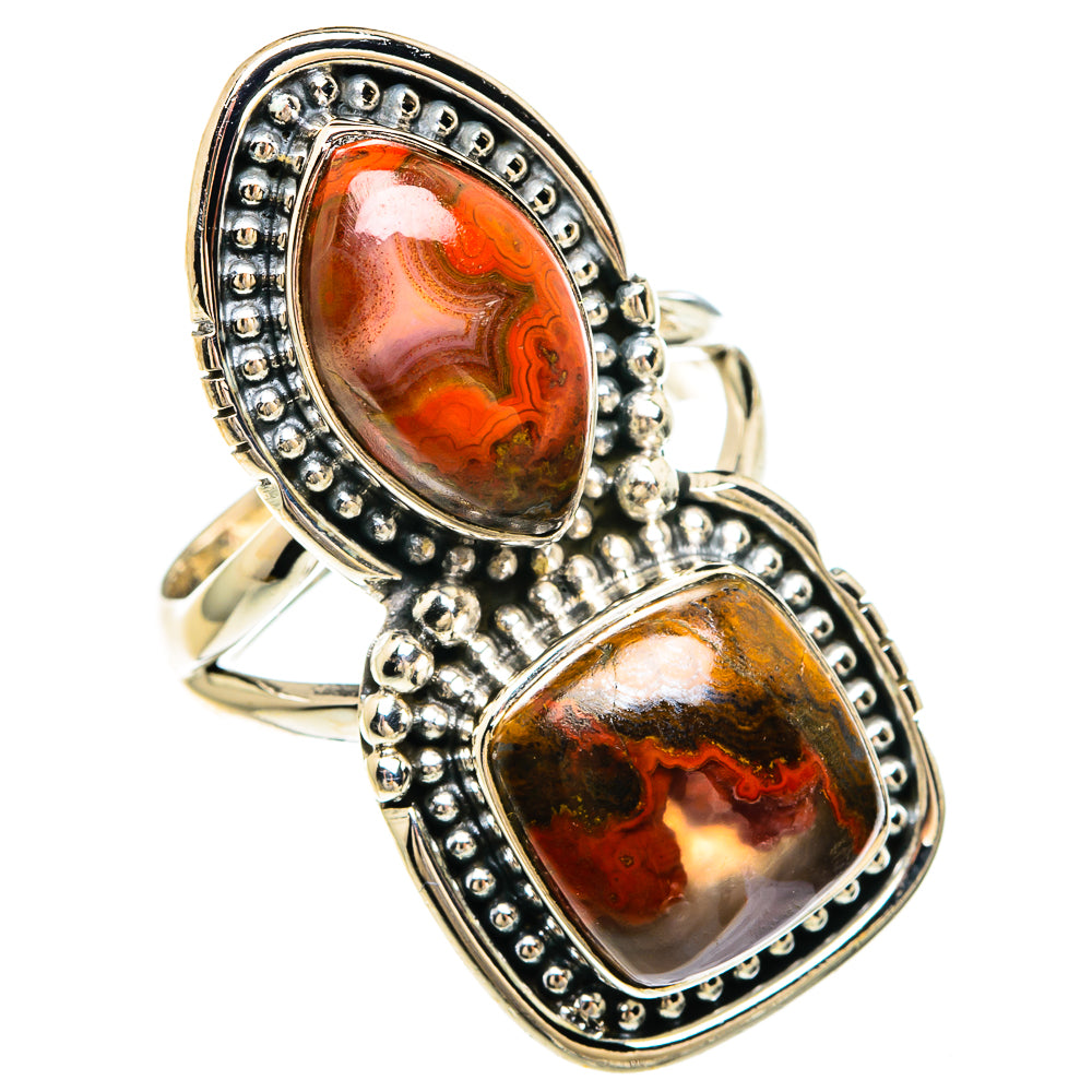 Moroccan Agate Rings handcrafted by Anasilvercos - RING82475