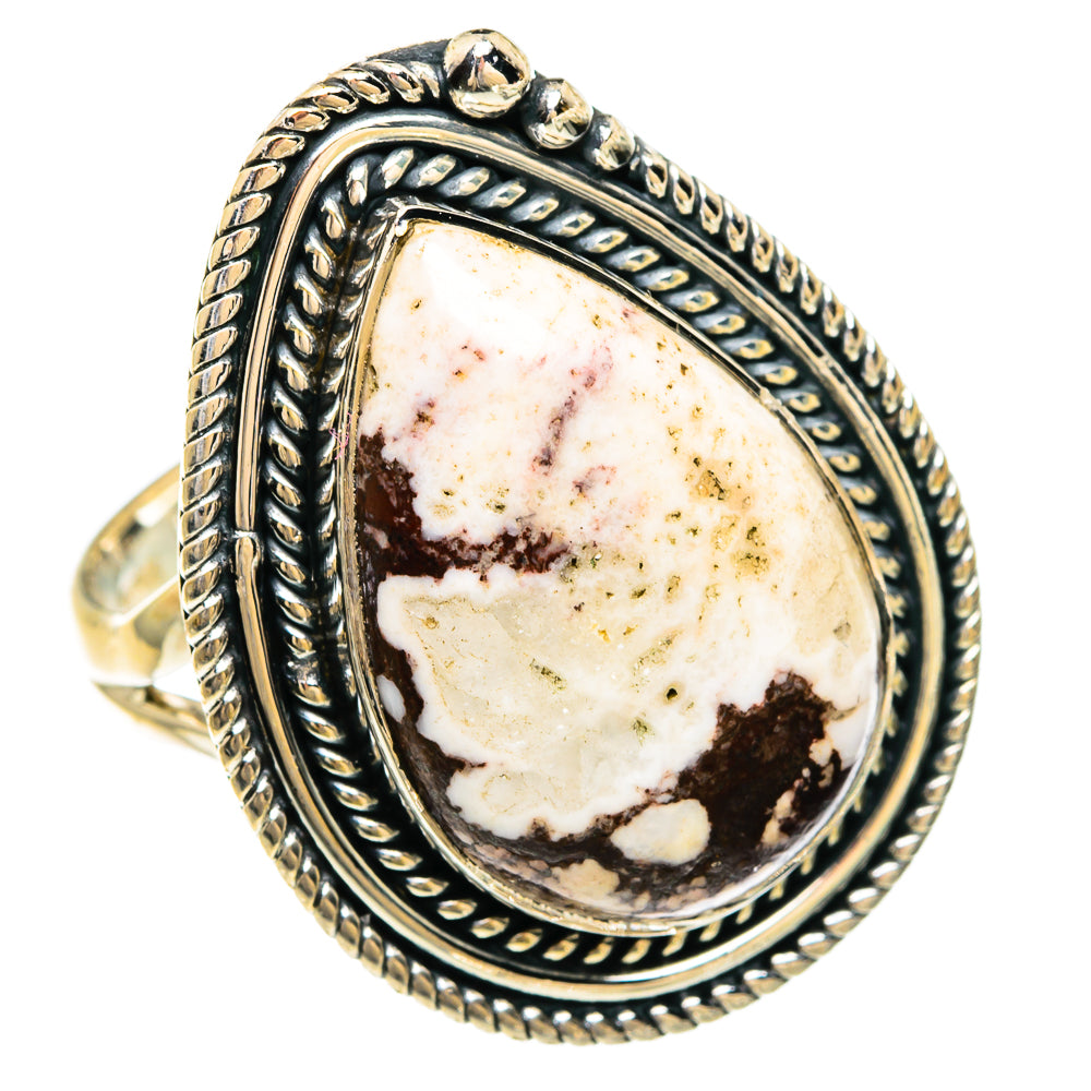 Peanut Wood Jasper Rings handcrafted by Anasilvercos - RING82477 - Photo 2