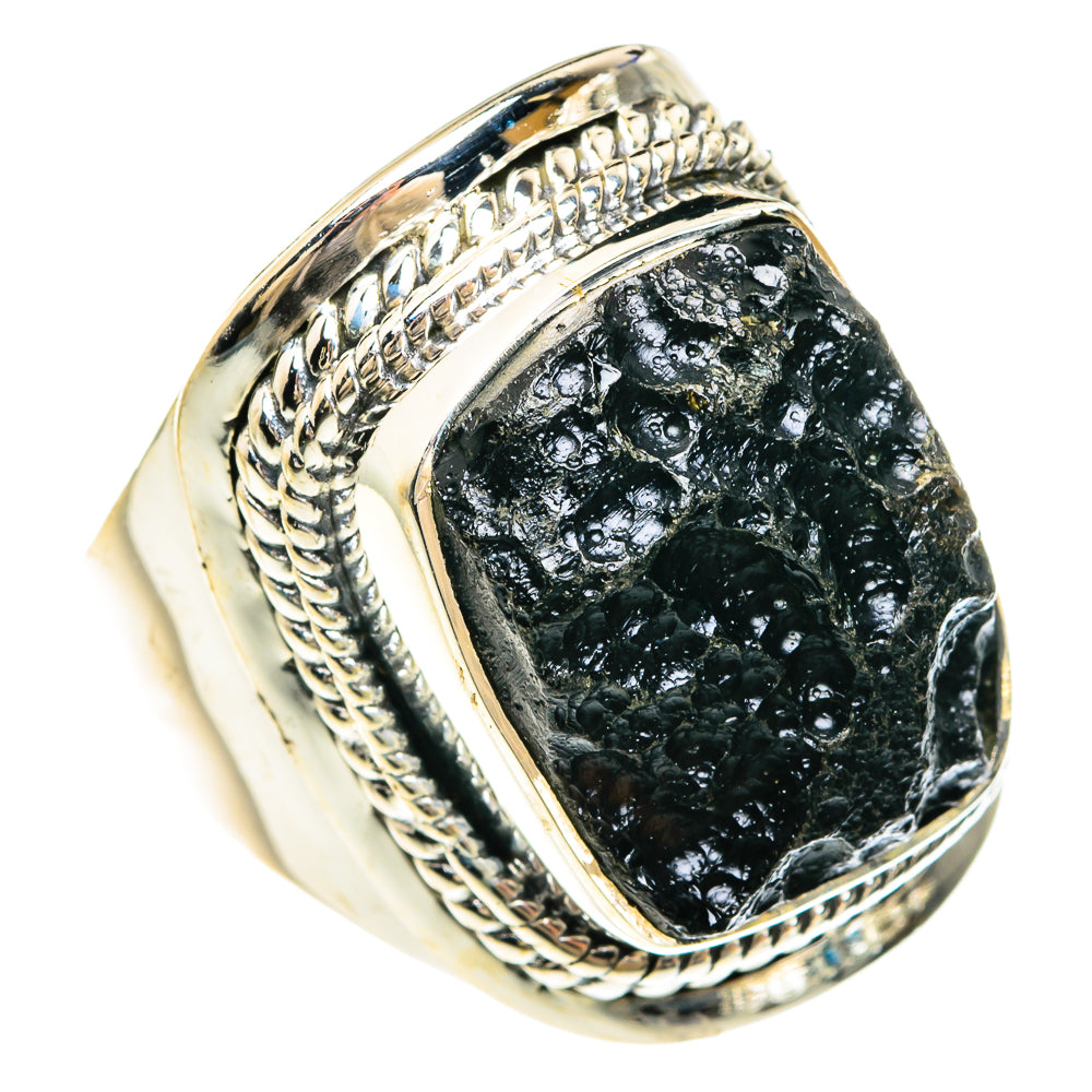 Tektite Rings handcrafted by Anasilvercos - RING82483