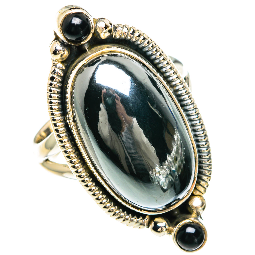 Hematite Rings handcrafted by Anasilvercos - RING82495