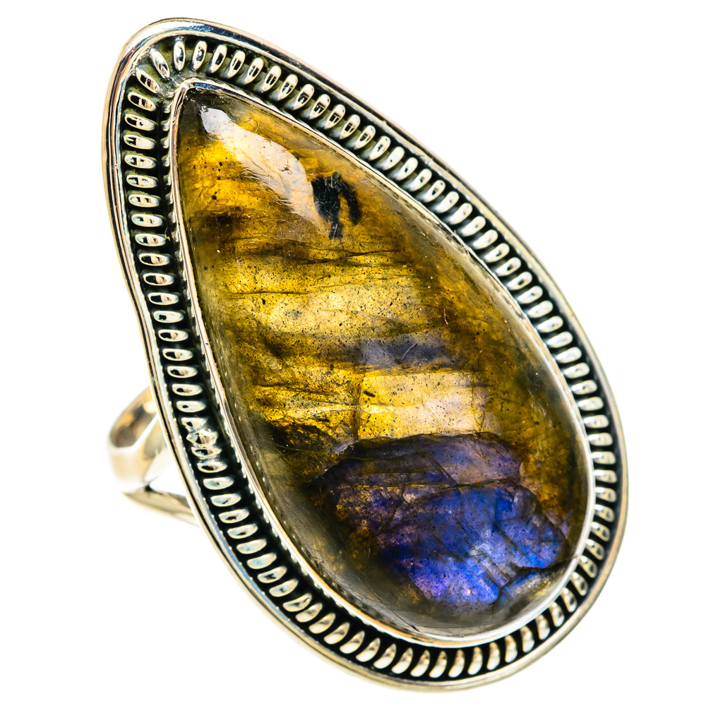 Labradorite Rings handcrafted by Anasilvercos - RING82496