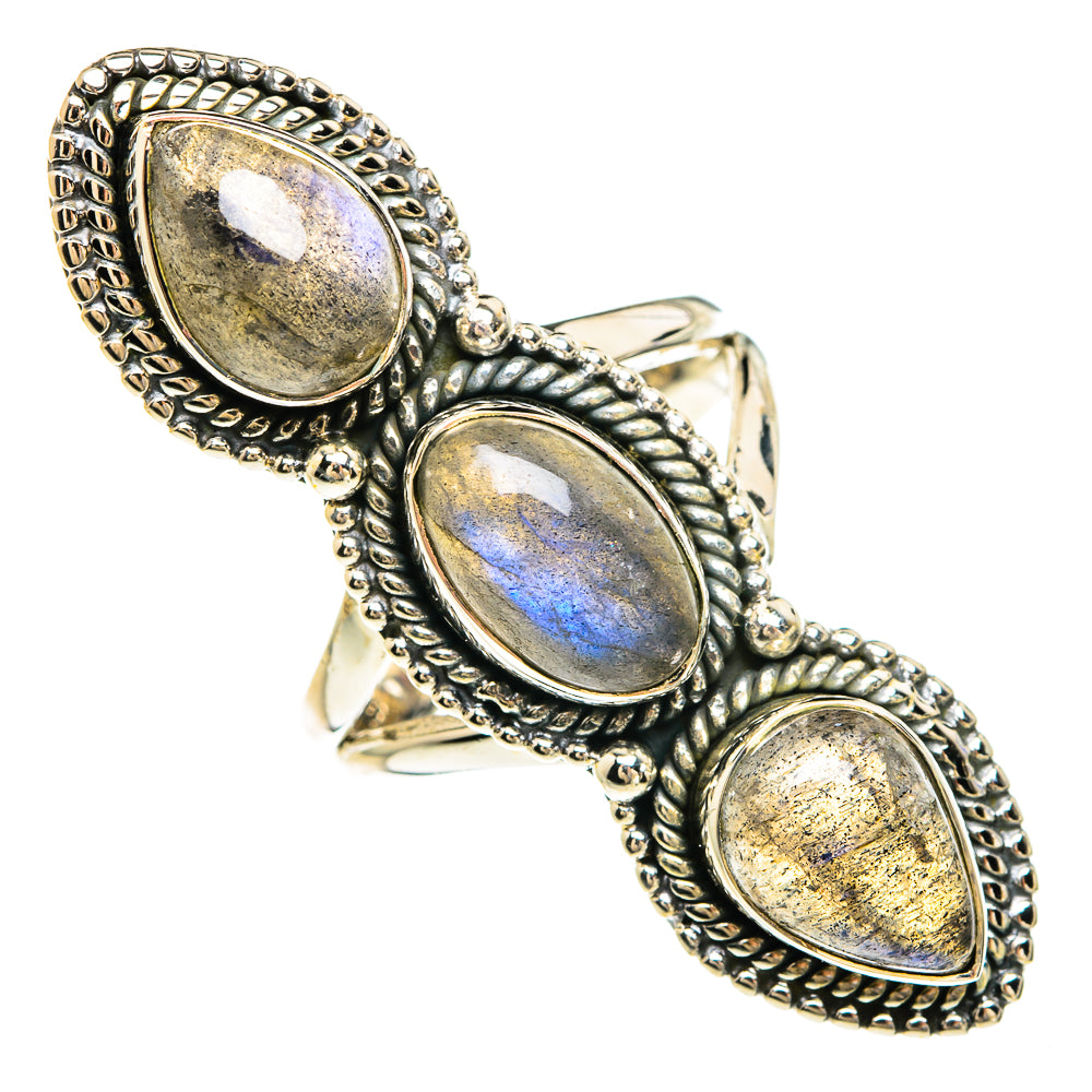 Labradorite Rings handcrafted by Anasilvercos - RING82497