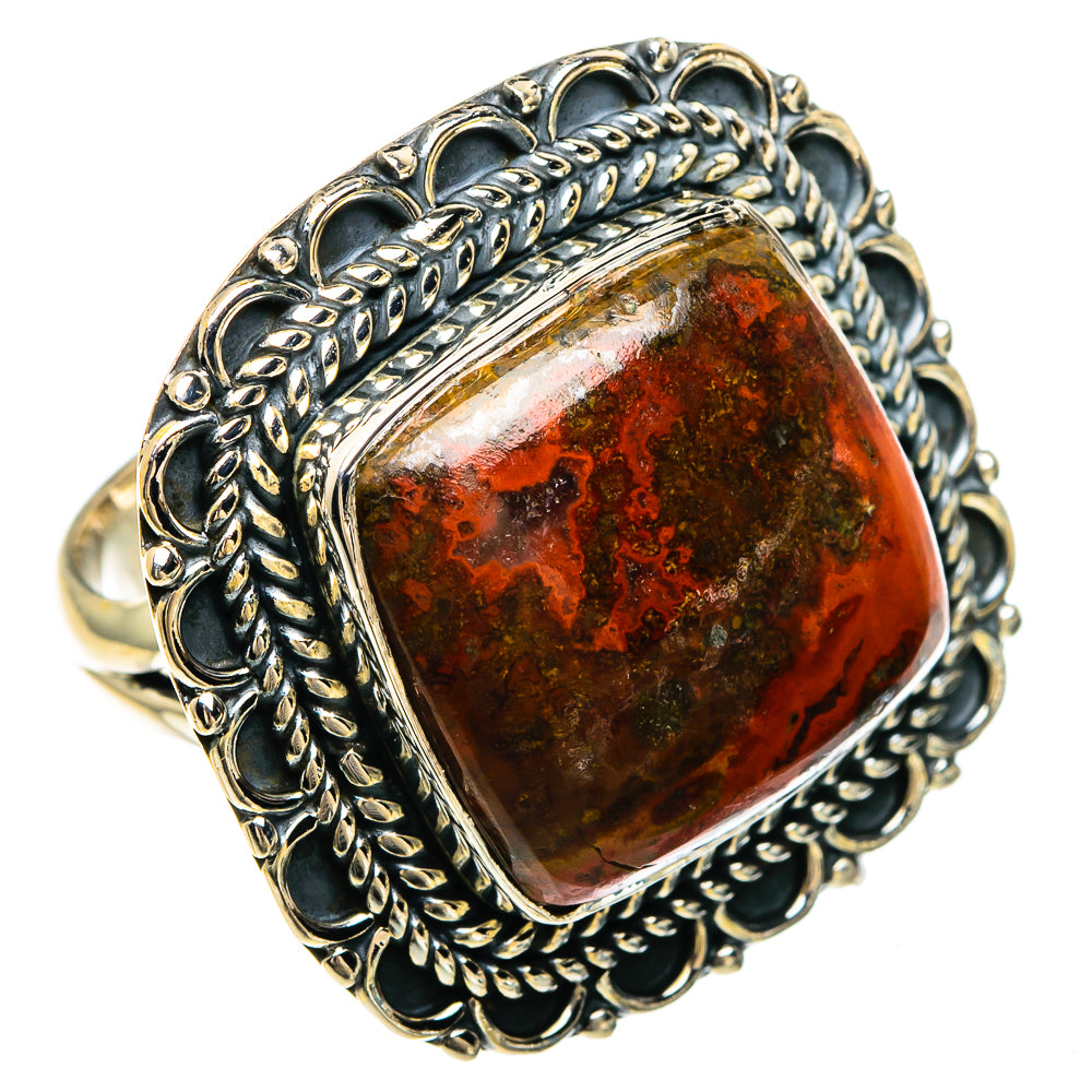 Moroccan Agate Rings handcrafted by Anasilvercos - RING82519 - Photo 2