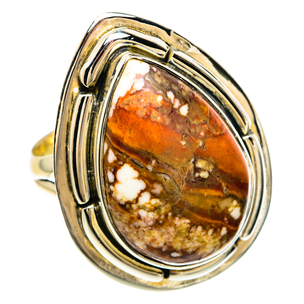Wild Horse Jasper Rings handcrafted by Anasilvercos - RING82520