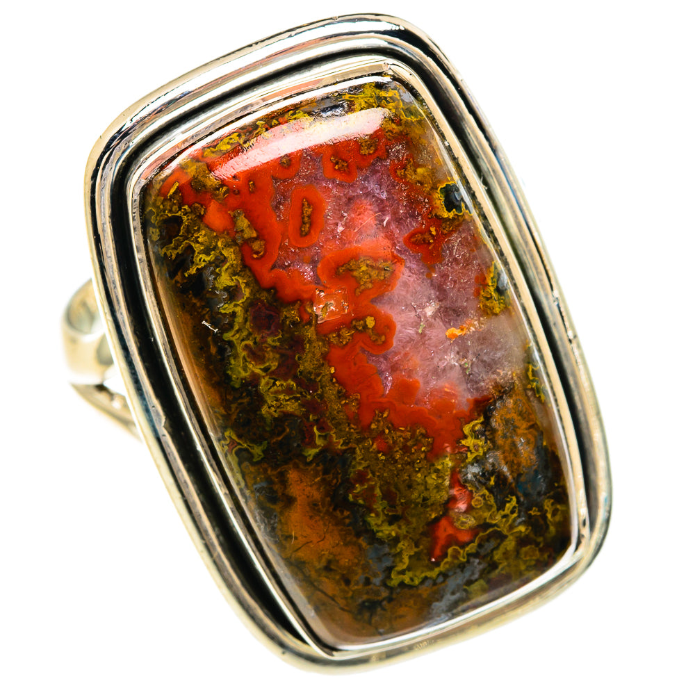 Moroccan Agate Rings handcrafted by Anasilvercos - RING82521
