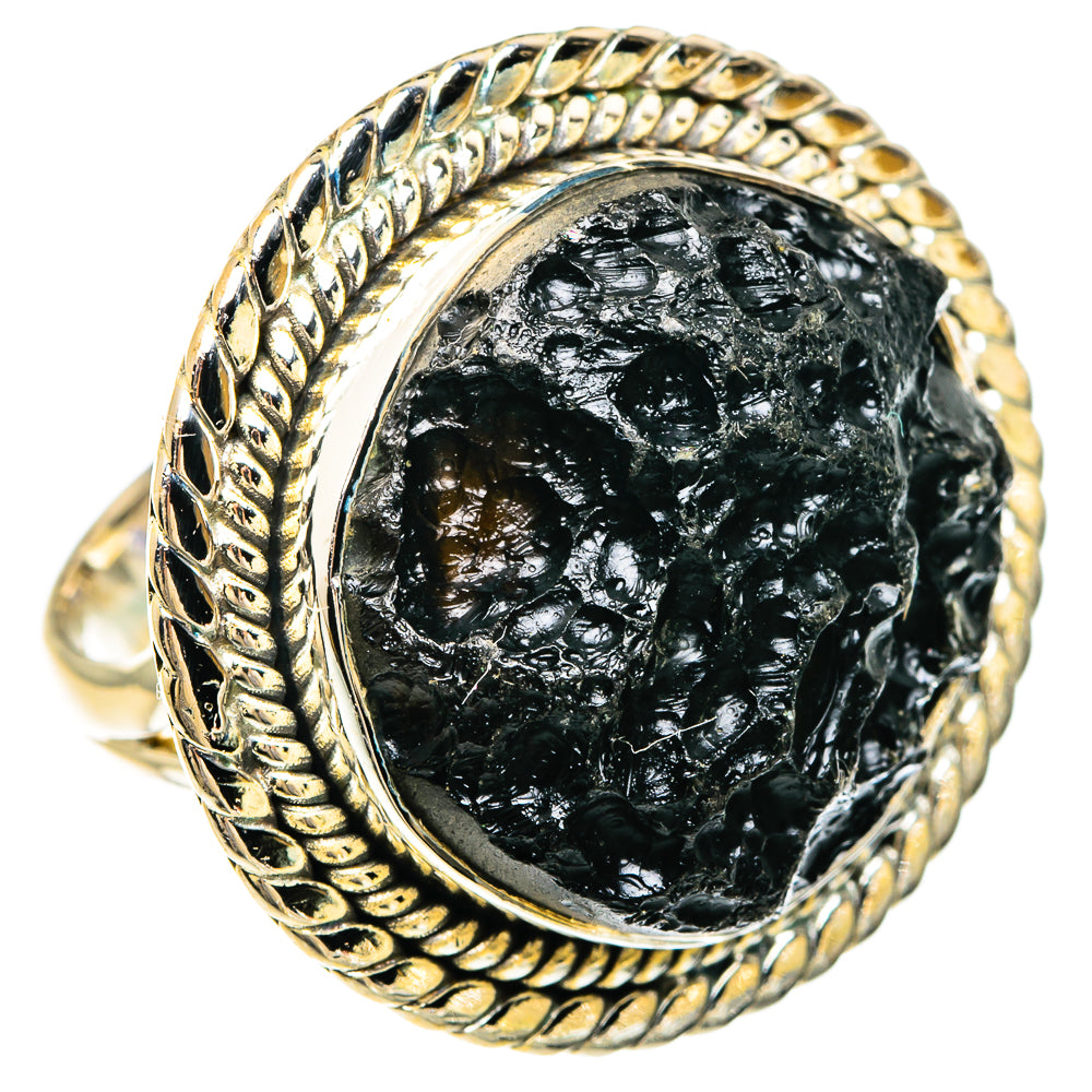 Tektite Rings handcrafted by Anasilvercos - RING82527