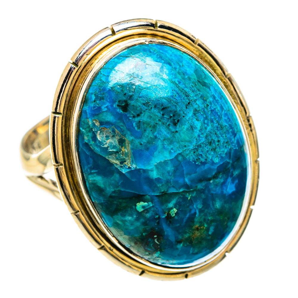 Chrysocolla Rings handcrafted by Anasilvercos - RING82535