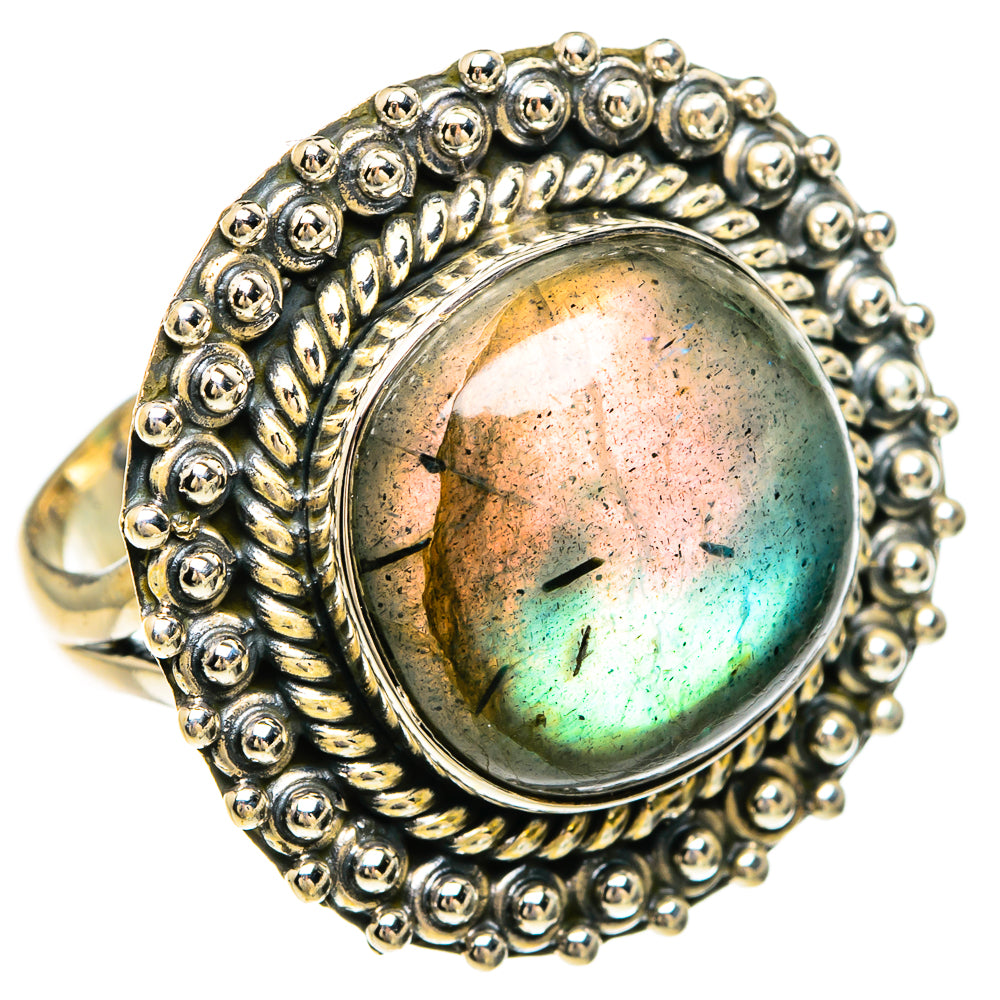 Labradorite Rings handcrafted by Anasilvercos - RING82542