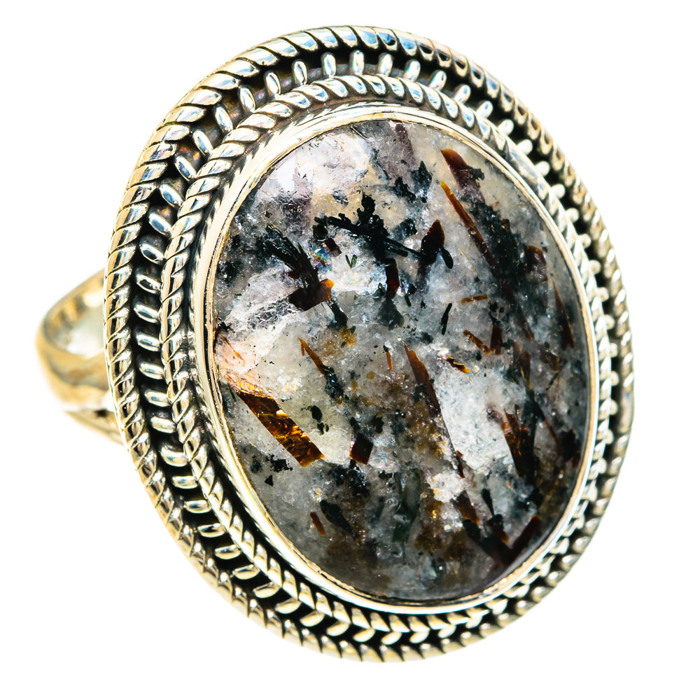 Astrophyllite Rings handcrafted by Anasilvercos - RING82546