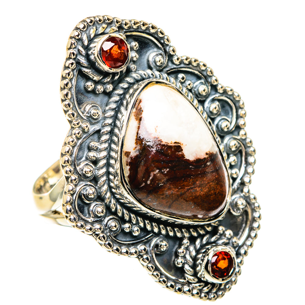 Peanut Wood Jasper Rings handcrafted by Anasilvercos - RING82549 - Photo 2