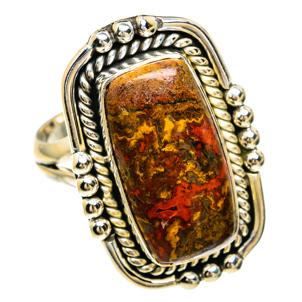 Moroccan Agate Rings handcrafted by Anasilvercos - RING82550