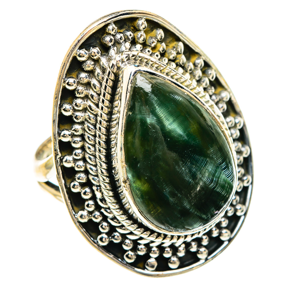 Seraphinite Rings handcrafted by Anasilvercos - RING82576