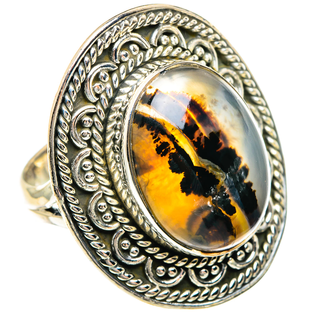 Montana Agate Rings handcrafted by Anasilvercos - RING82579