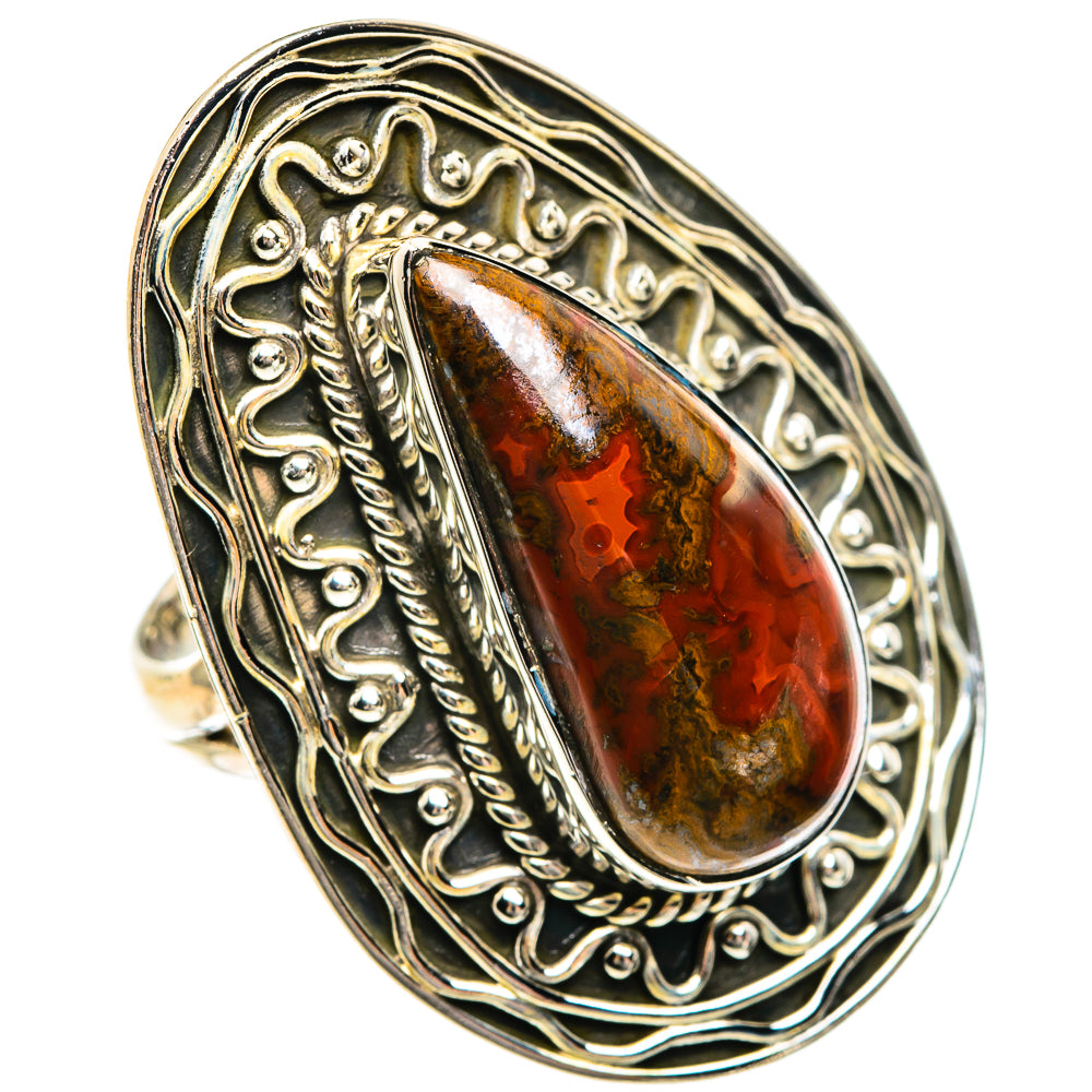 Moroccan Agate Rings handcrafted by Anasilvercos - RING82580