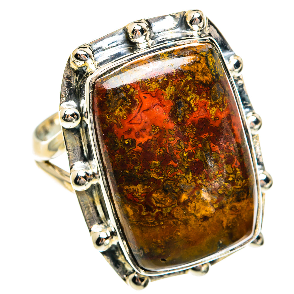 Moroccan Agate Rings handcrafted by Anasilvercos - RING82581