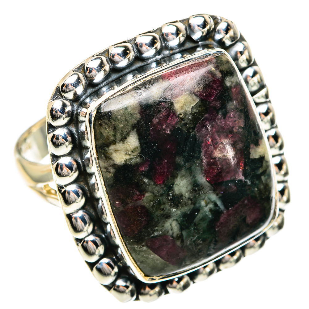 Russian Eudialyte Rings handcrafted by Anasilvercos - RING82593