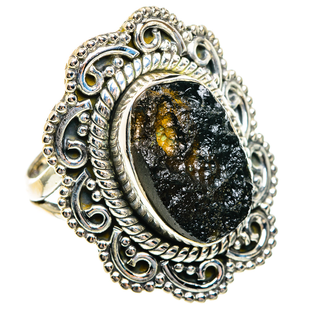 Tektite Rings handcrafted by Anasilvercos - RING82597 - Photo 2
