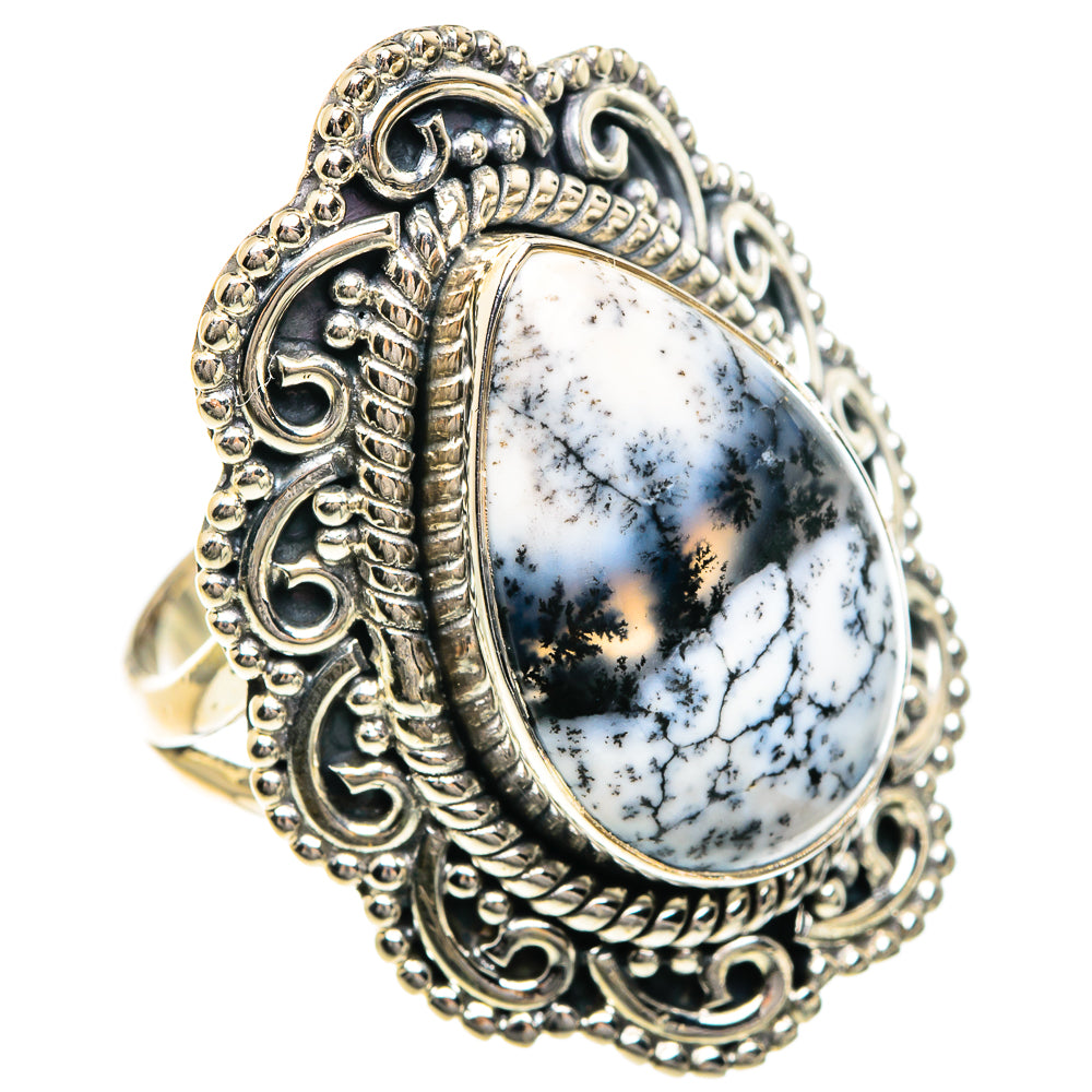 Dendritic Opal Rings handcrafted by Anasilvercos - RING82604
