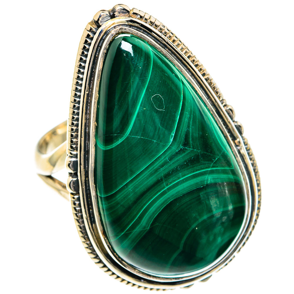 Malachite Rings handcrafted by Anasilvercos - RING82612