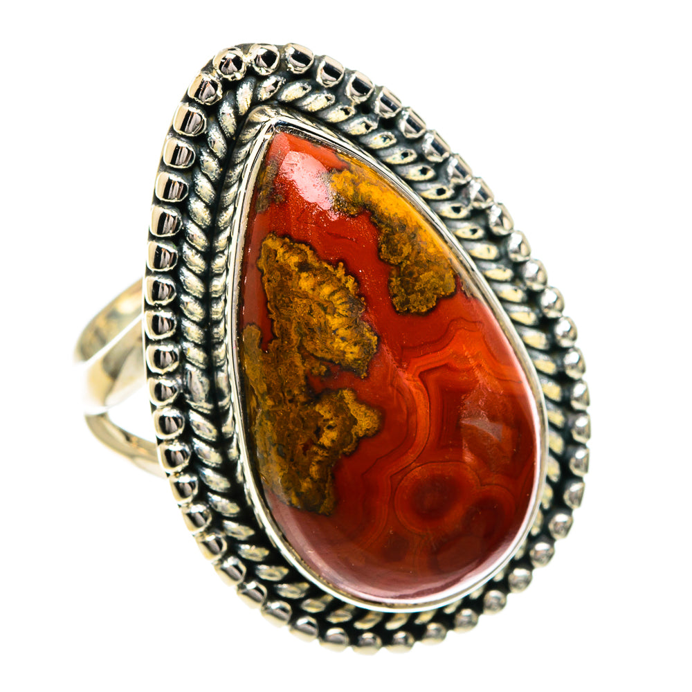Moroccan Agate Rings handcrafted by Anasilvercos - RING82618