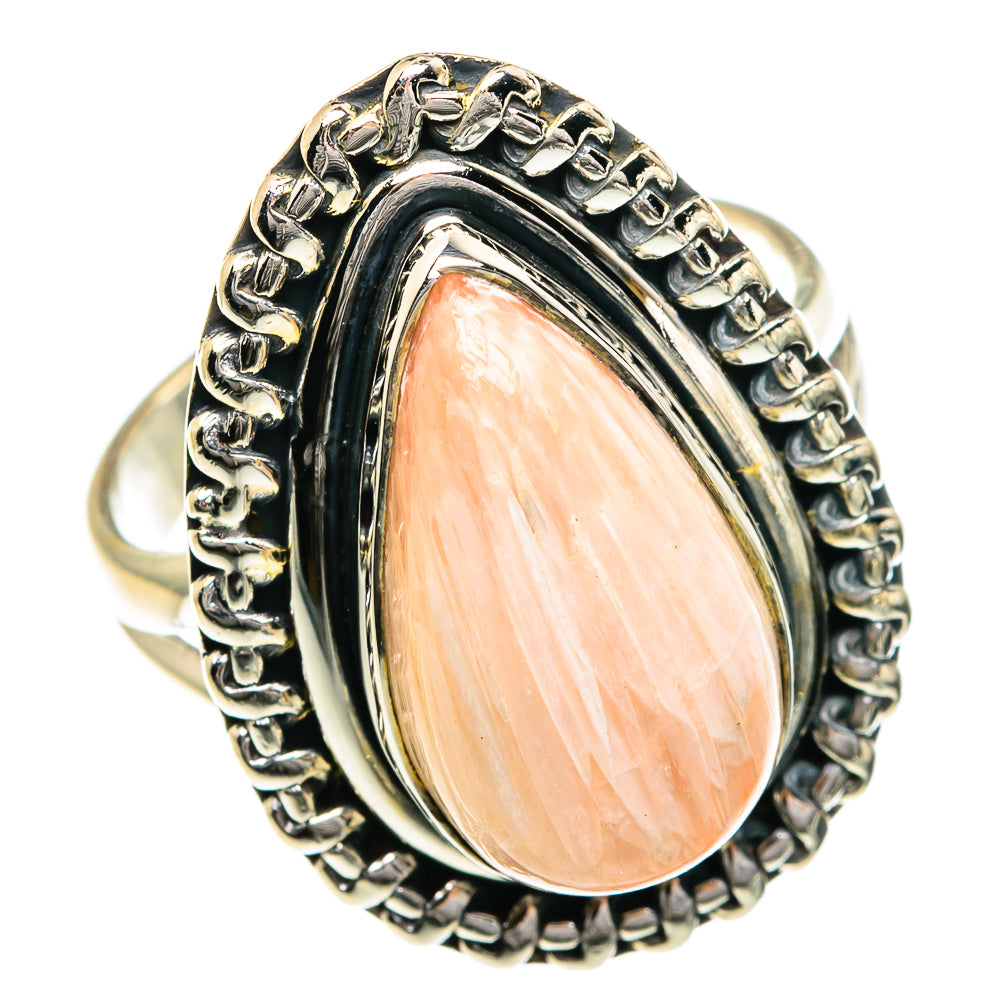 Scolecite Rings handcrafted by Anasilvercos - RING82620